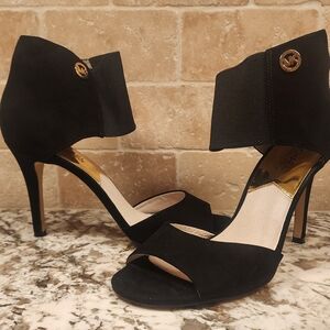 Michael Kors Black Suede Heels